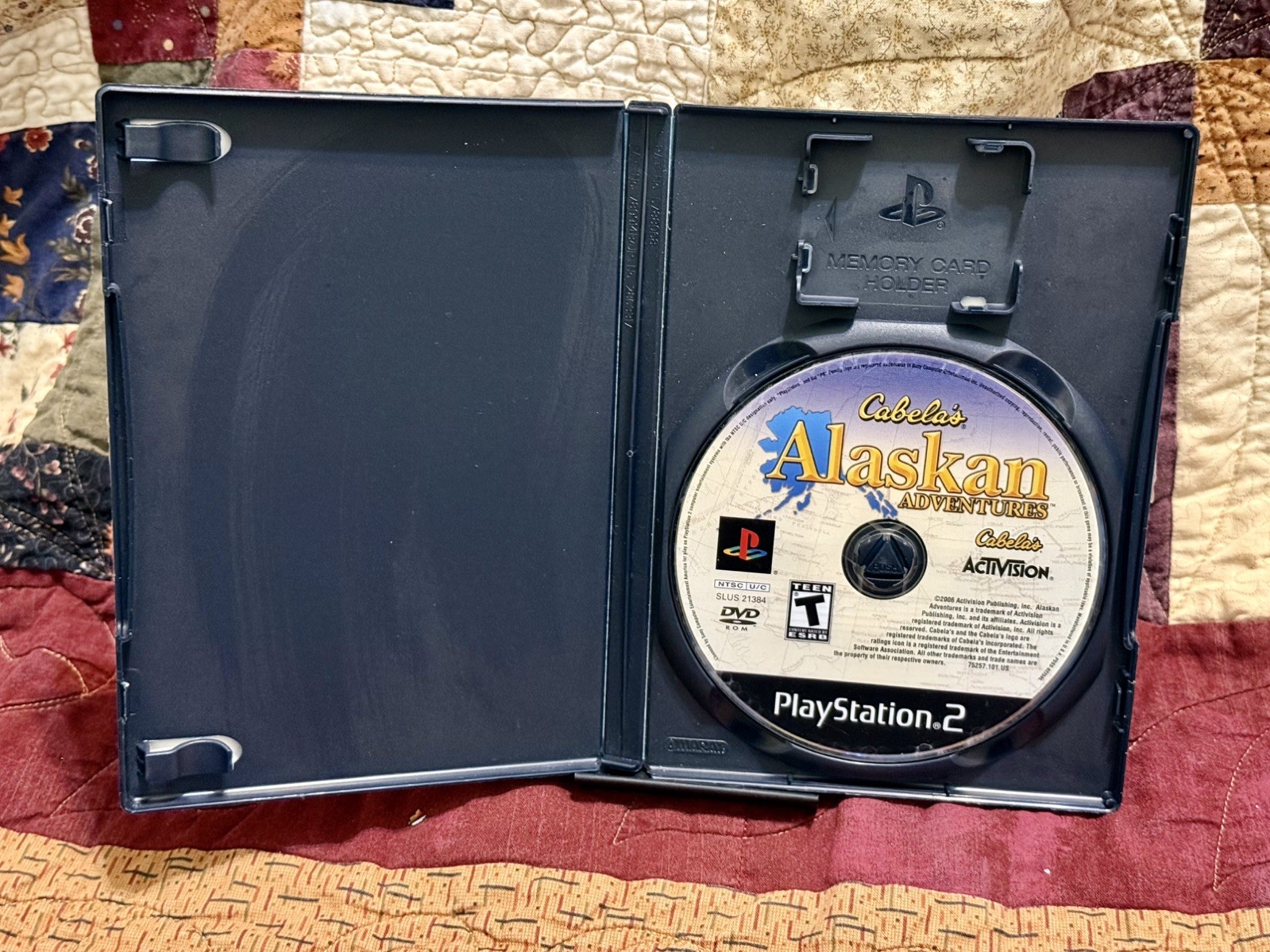 Sony PlayStation 2 Slim 90001 Black Console with Controllers, Game