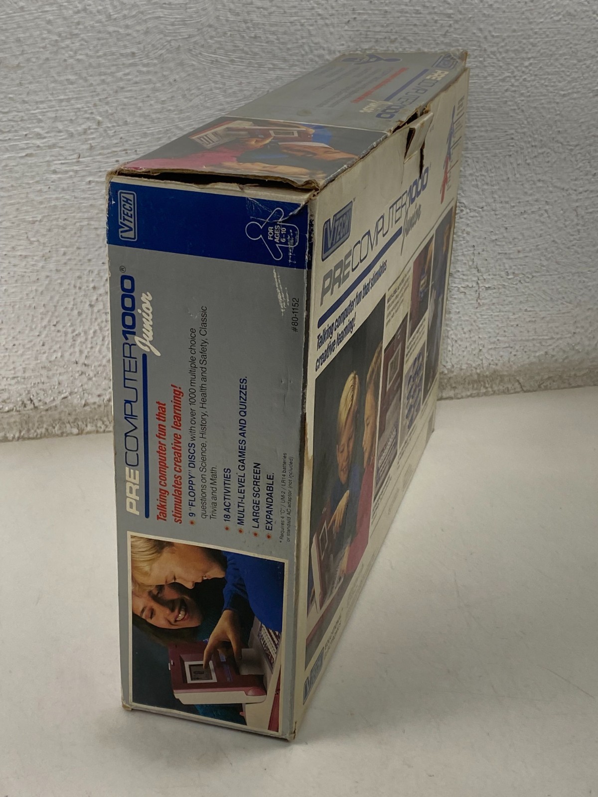 Vintage VTECH Pre Computer Junior 1000 Learning Educational Game 1990 NEW