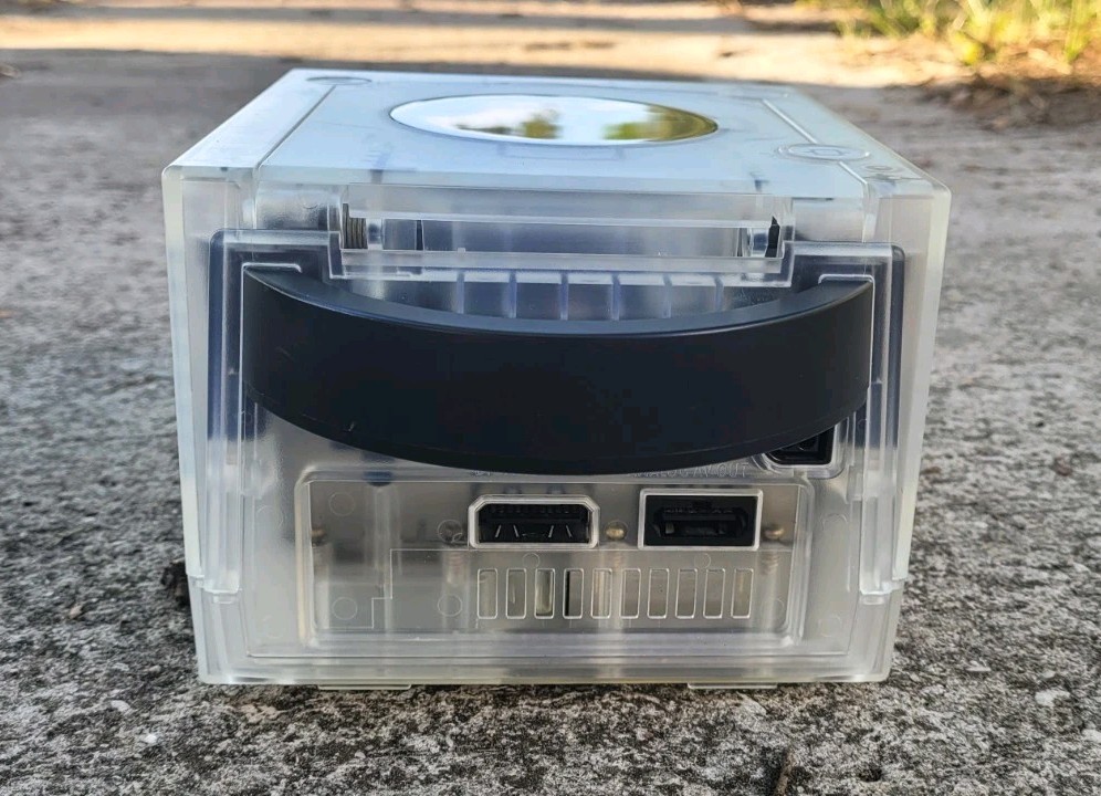 SD Loader Custom Clear REPRODUCTION SHELL Nintendo GameCube DOL-001
