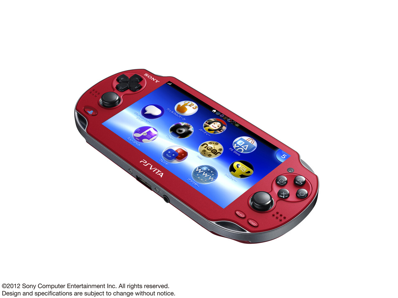 USED PS Playstation vita Wi-Fi model Cosmic Red PCH-1000 ZA03 only console