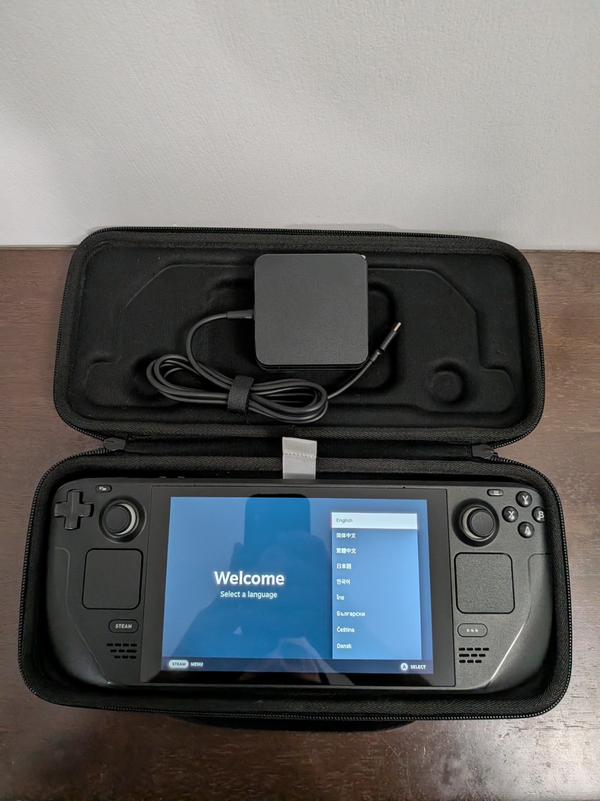 Valve Steam Deck 256GB Charger & Carrying Case (pics are of exact item)