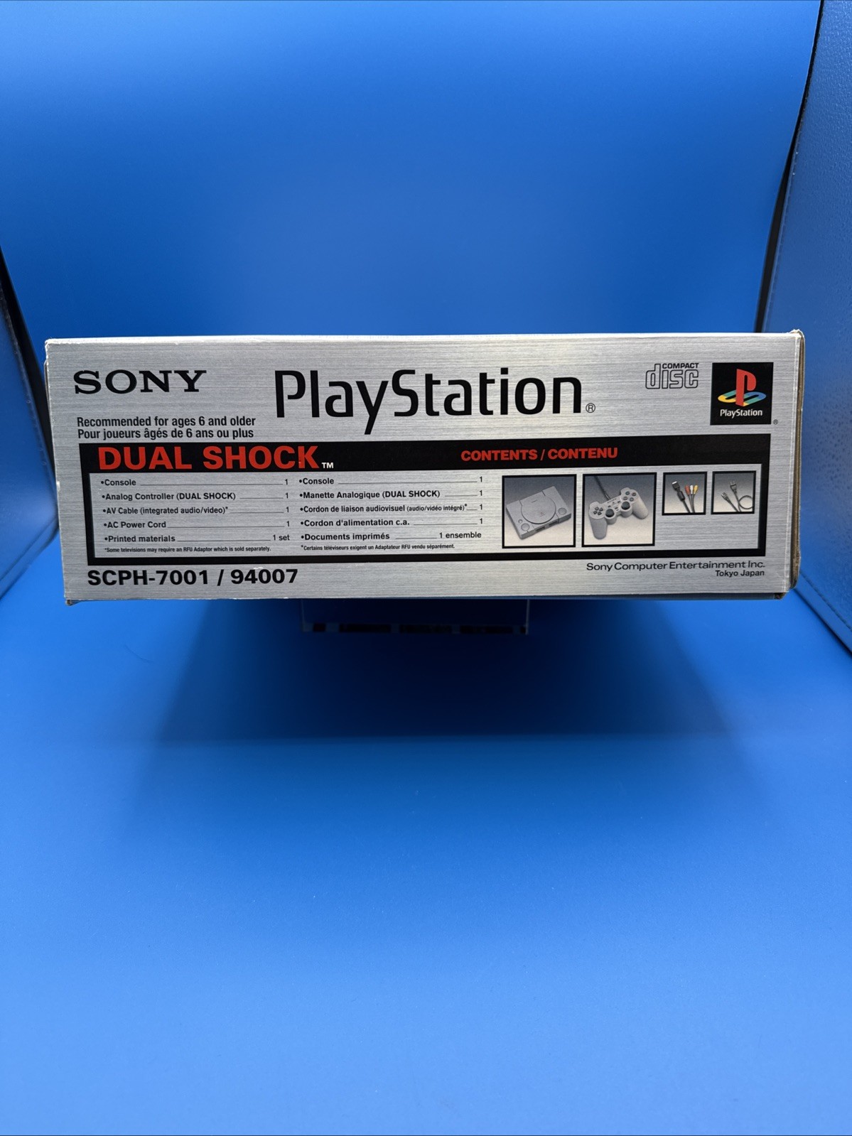 Sony PlayStation PS1 SCPH-7001 Bundle W/Demo Disk +8 Games, Xtra Controller, +