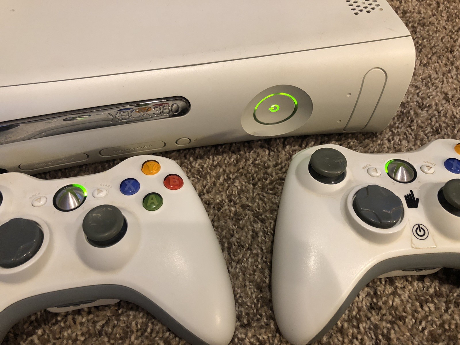 Microsoft XBox 360 Console Bundle 20GB w/ Controllers & 11 Games – Tested