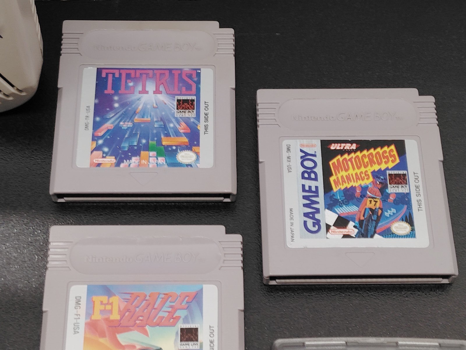 Nintendo GameBoy 1989 DMG-01 Original + 14 Games – Car Power – (2 Color Games)