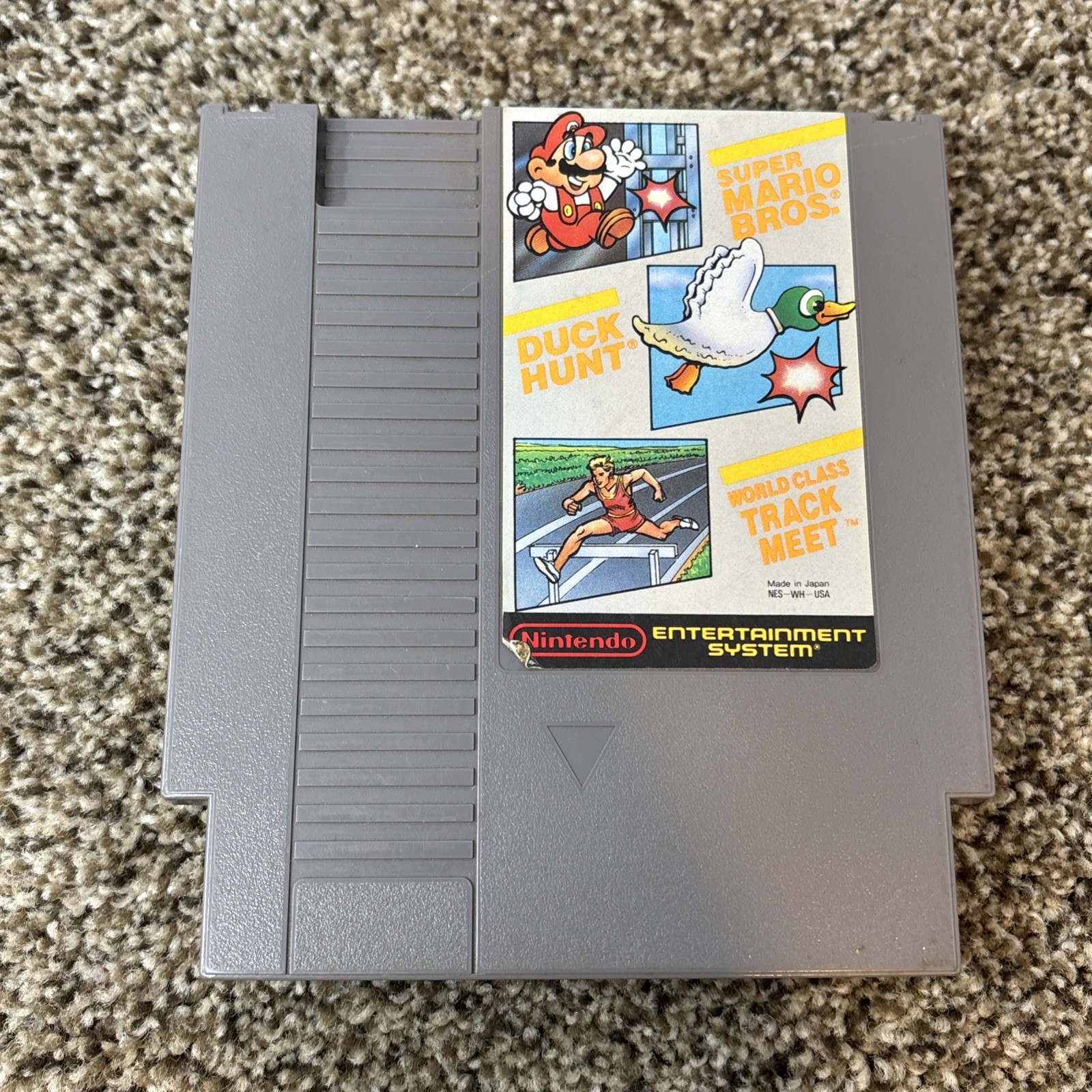 1985 Original NES Nintendo System Console + New 72 Pin Authentic Tested Bundle