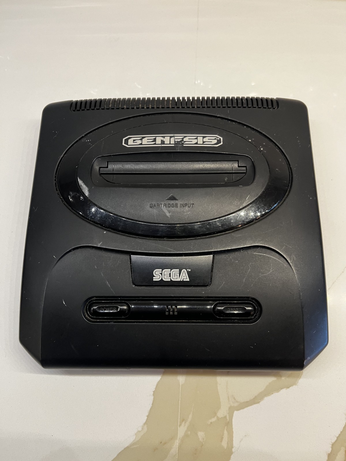 SEGA Genesis II 16-bit MK-1631 Home Console OEM Black With Cables Tested Works