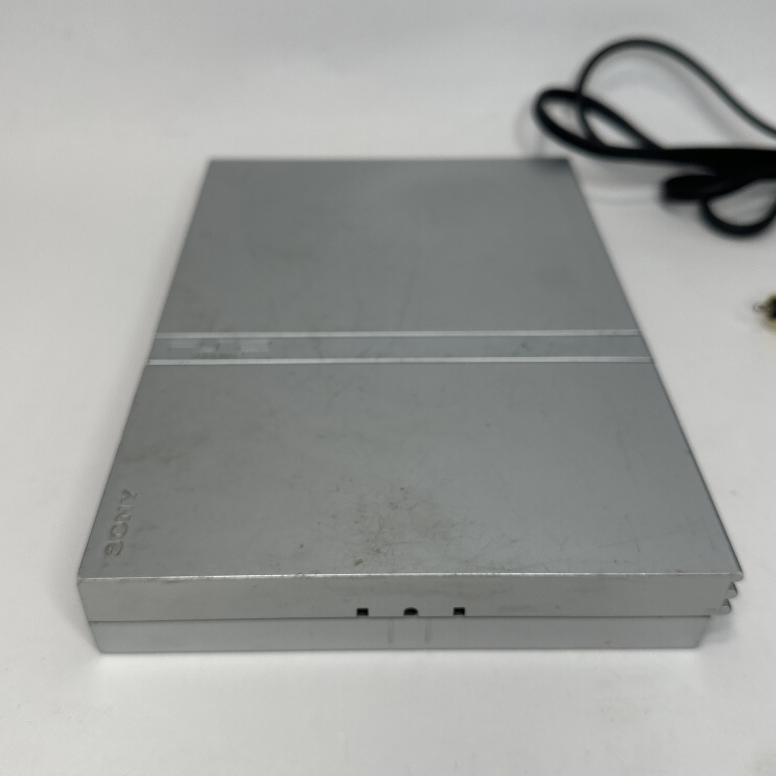 Sony PS2 PlayStation 2 Slim SILVER Console Bundle SCPH-79001 Tested With Games