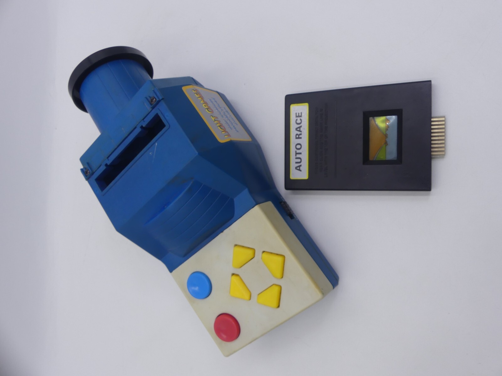1988 PLAYTIME LIGHT GAMES PROJECTOR LCD SCREEN HANDHELD + GAME WORKING