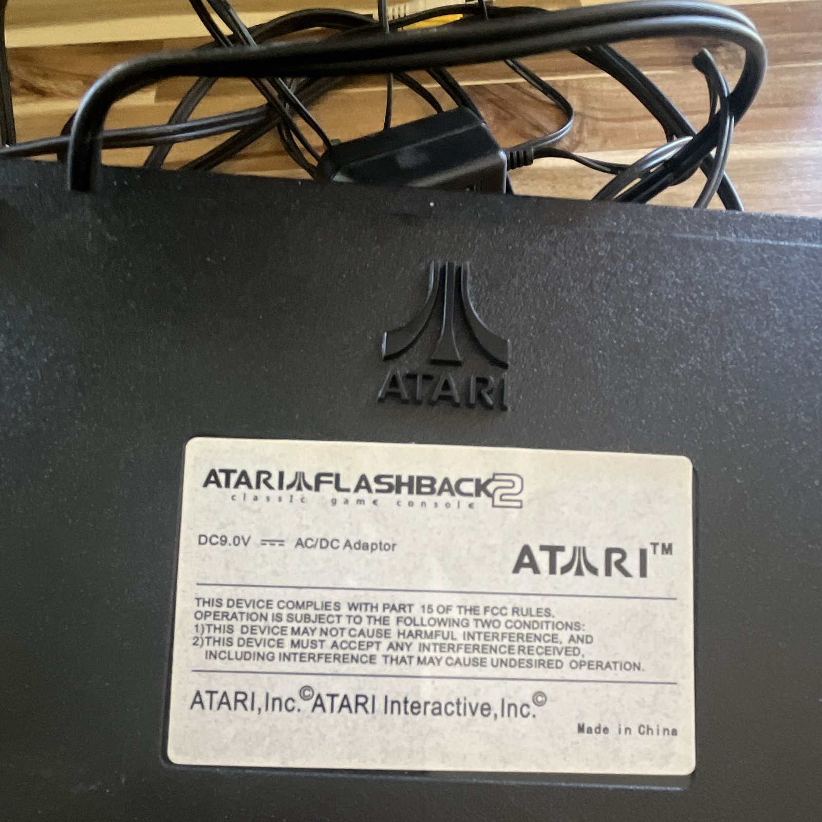 Atari Flashback 2 Home Console Atari 2600 Black Composite RCA w/ Adapter AV