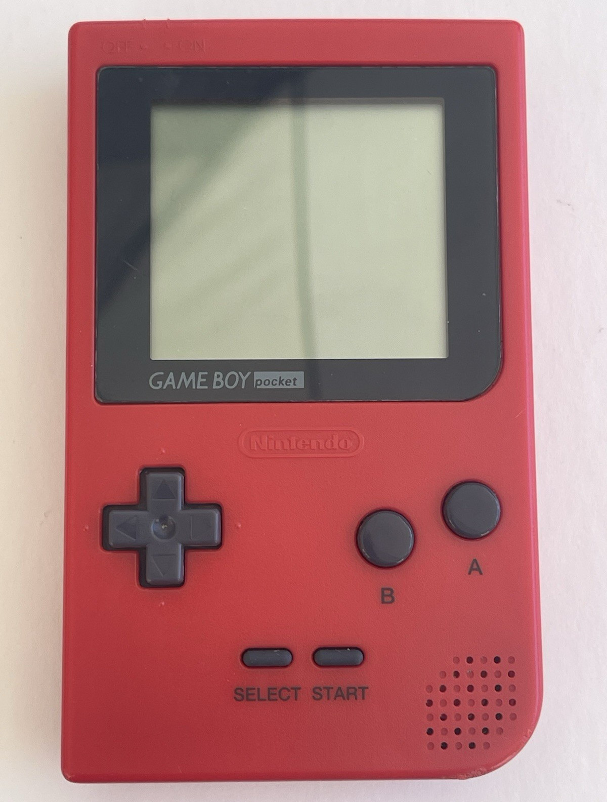 Nintendo Game Boy Pocket Red Handheld System Headphone Jack MGB-001