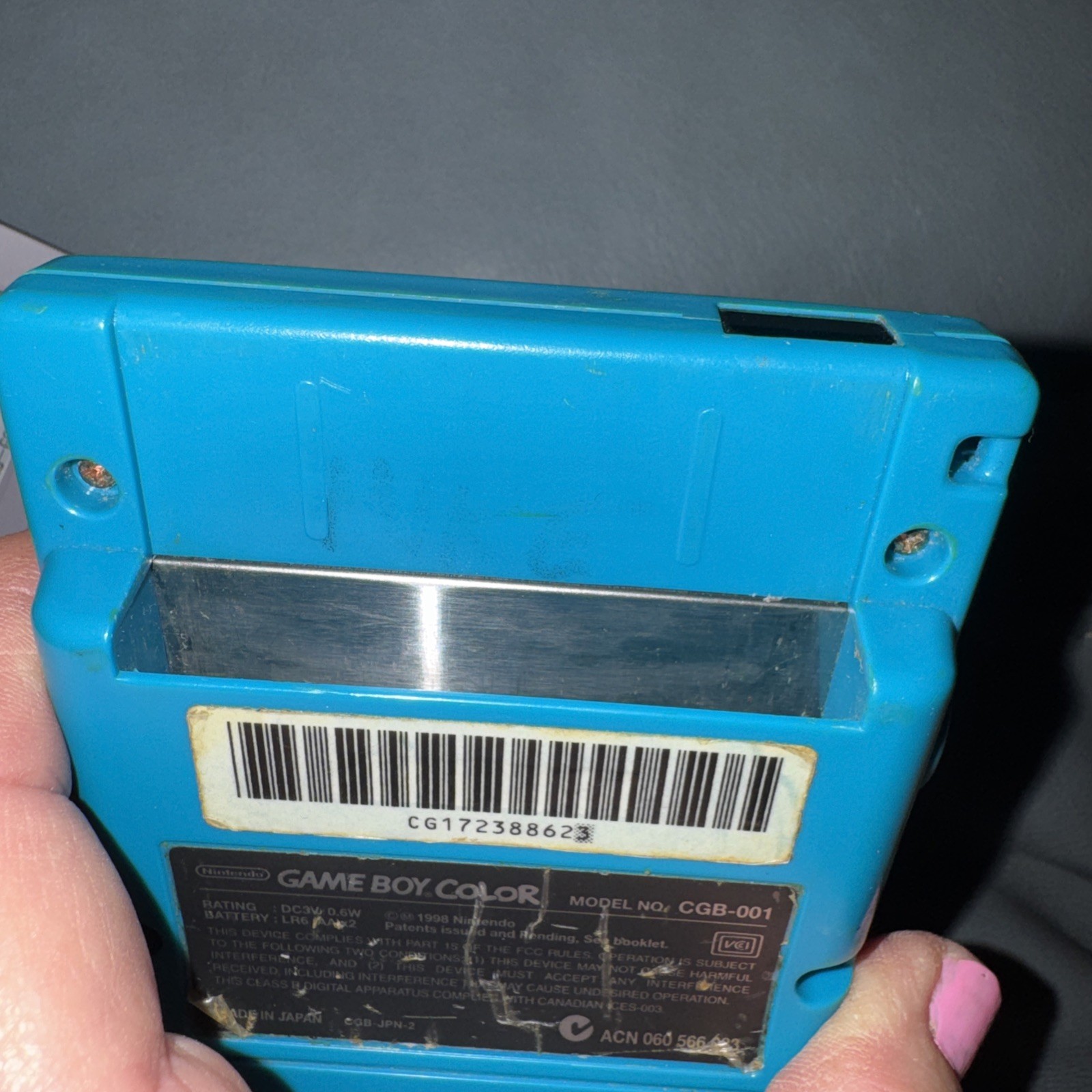 🎨 Teal Game Boy Color