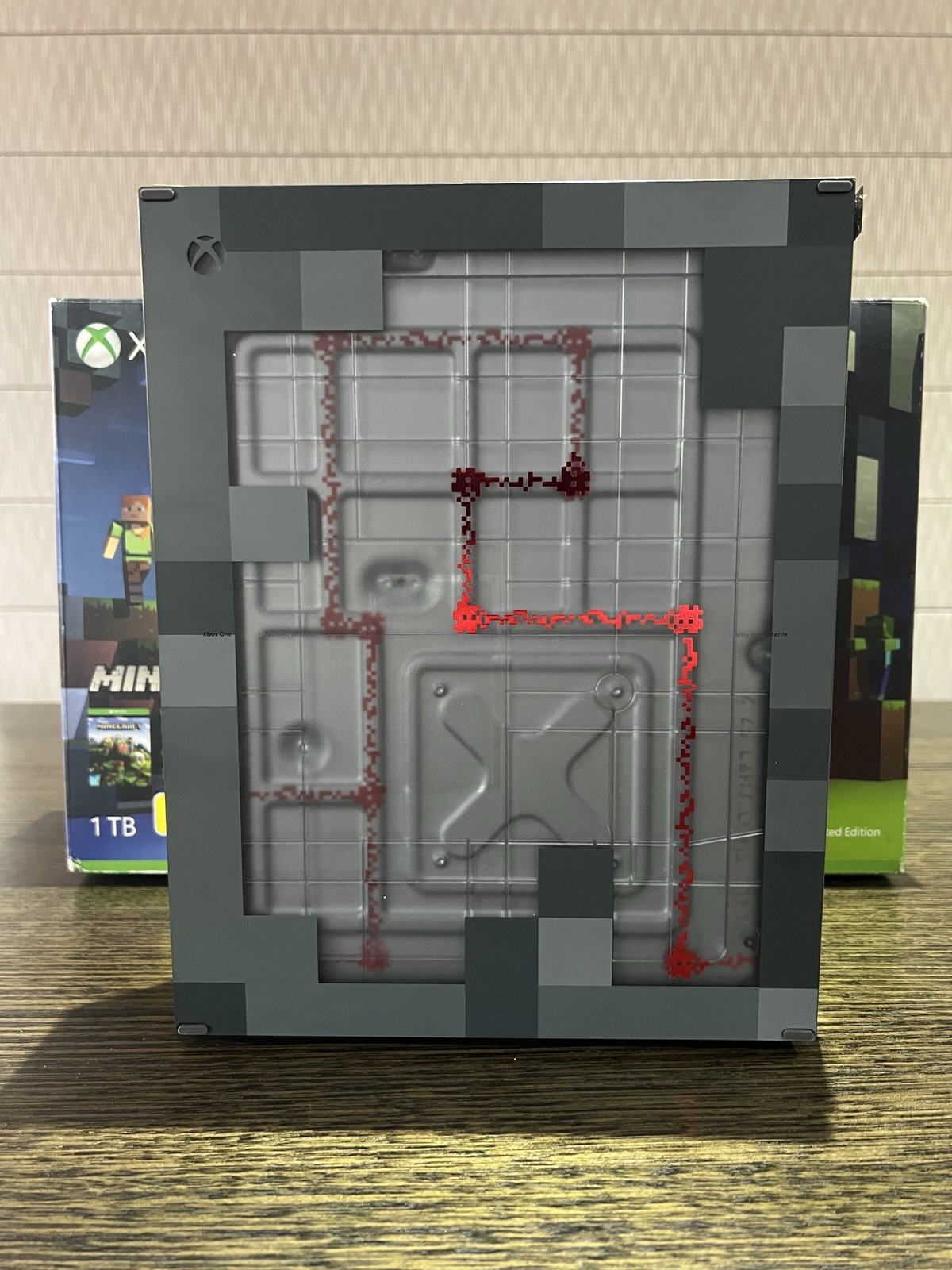 Microsoft Xbox One S 1TB Minecraft Limited Edition Console – Excellent Condition