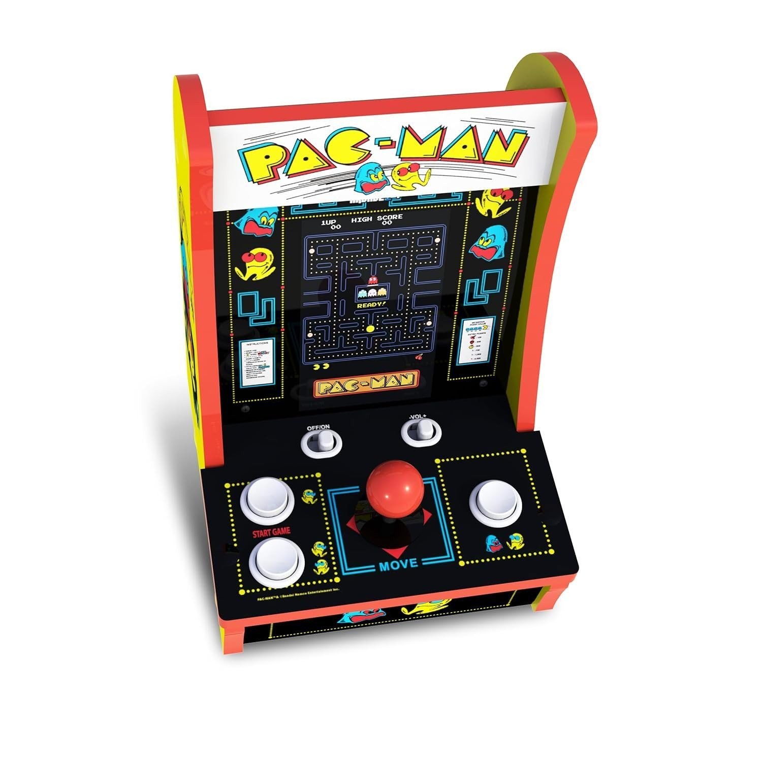 Arcade1Up Pac-Man 3-in-1 Countercade Tabletop Arcade Machine