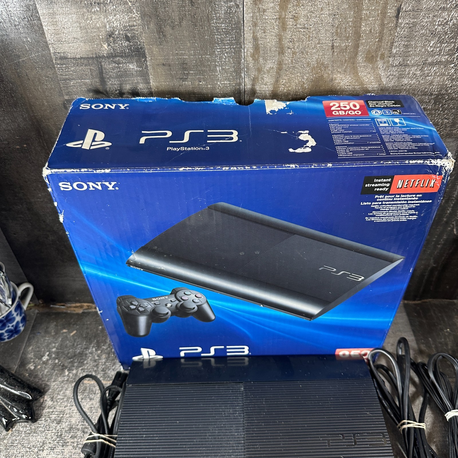 Sony PlayStation 3 Super Slim CECH-4001B Gaming Console – Black
