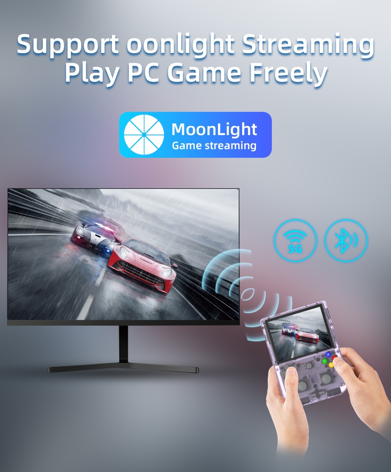 New RG405V Handheld Game Console 4.0 Screen Android 12