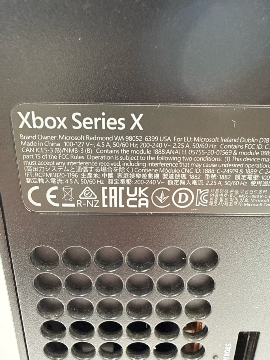 Microsoft Xbox Series X 1TB Console Model 1882 HDMI Controller (MI1075889)