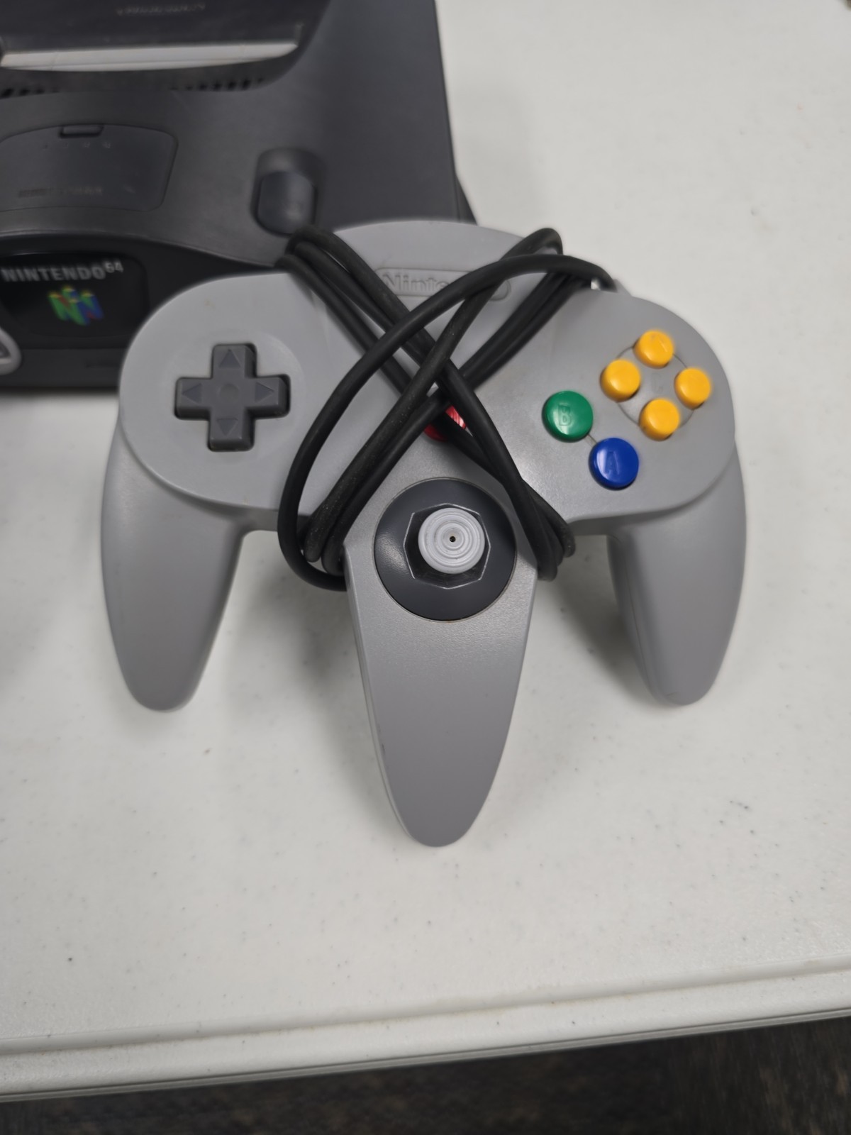 Nintendo 64 N64 Console Bundle Tested Working 2 Controllers OEM Power AV