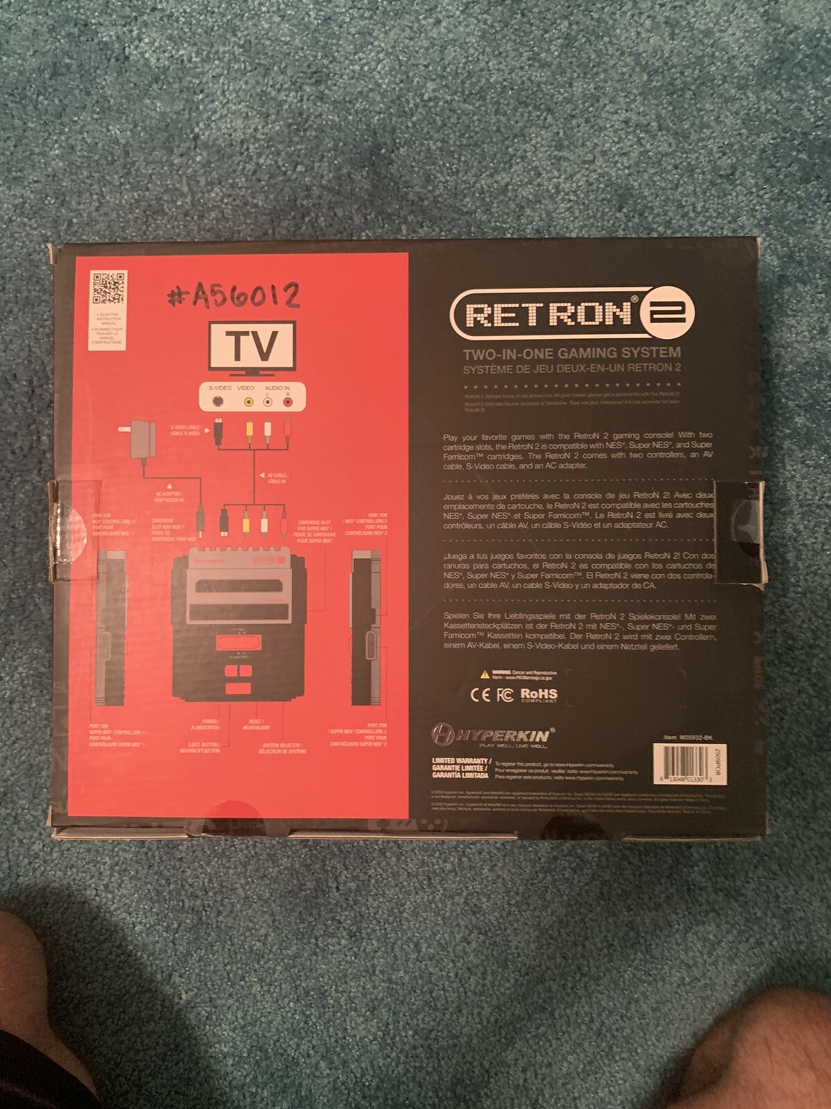 Hyperkin RetroN 2 Gaming Console – Black