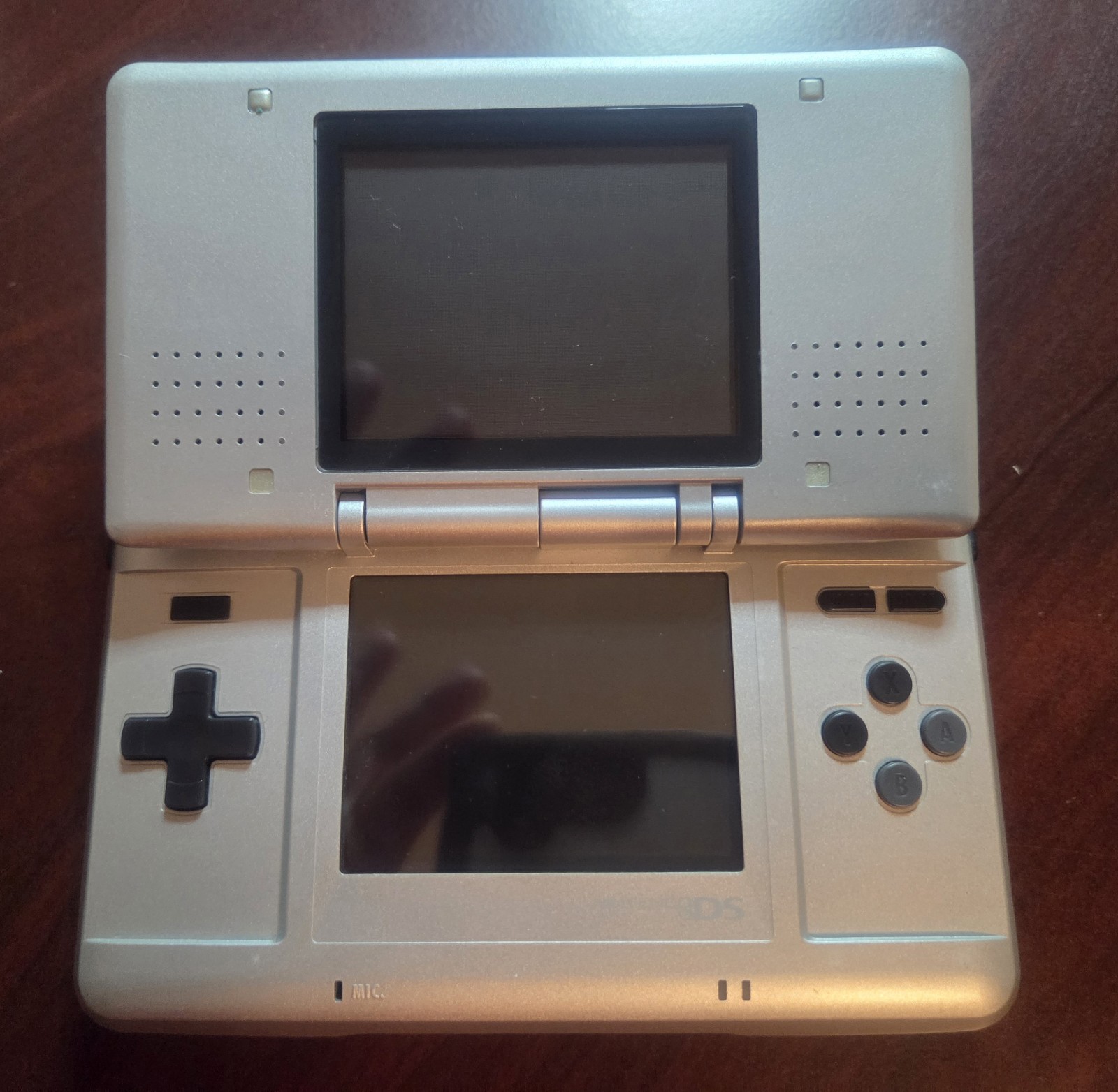 Nintendo DS NTR-001 Silver Handheld System with Touch Screen, Headphone Jack