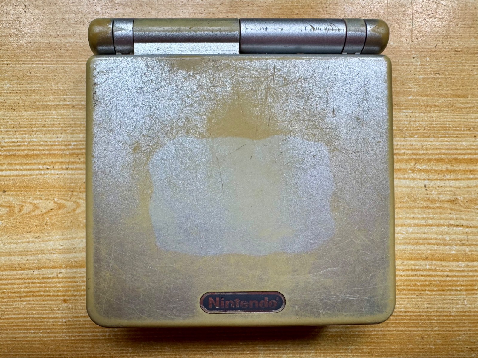 Nintendo Gameboy Advance SP AGS001 Ice Metallic Silver Handheld System Console