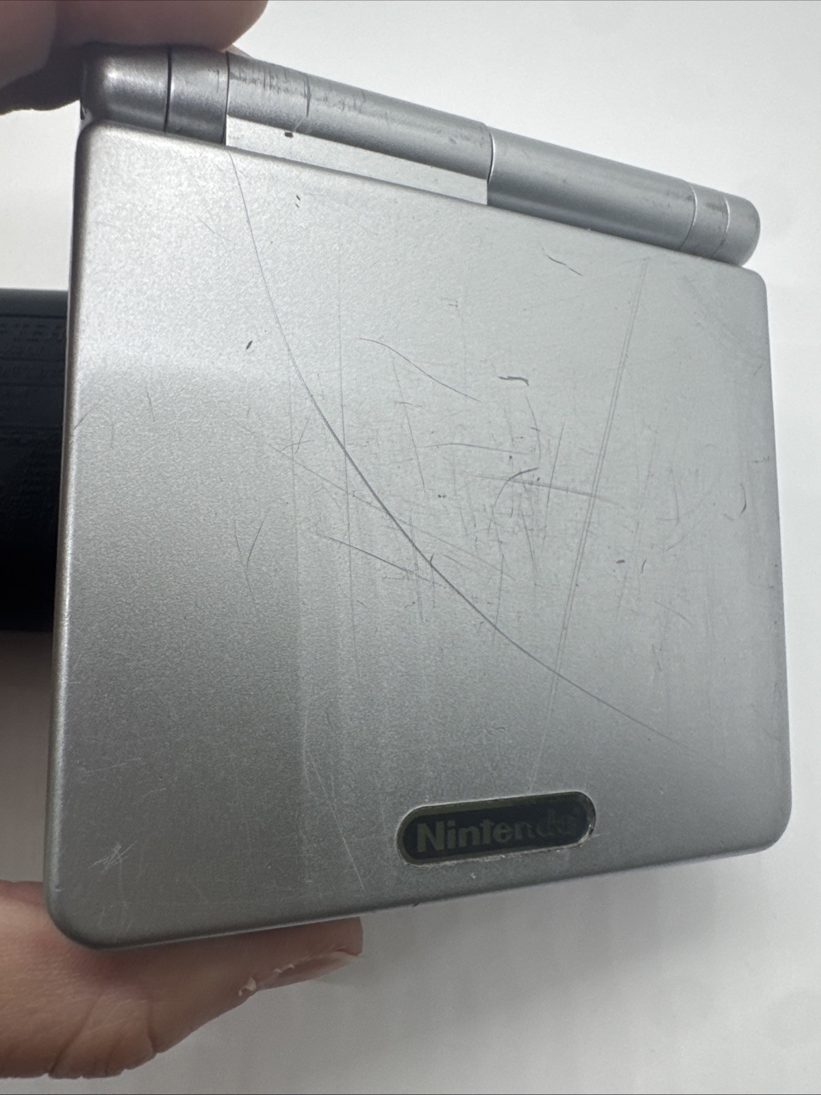 Nintendo Game Boy Advance SP Handheld System AGS-001 – Silver with Charger