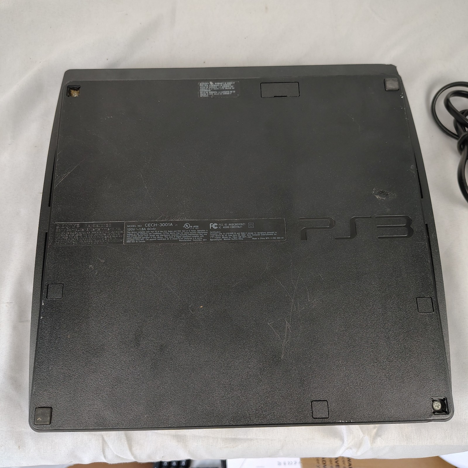 Read!!! Sony PlayStation 3 Slim 160GB Console – Black CECH-3001A