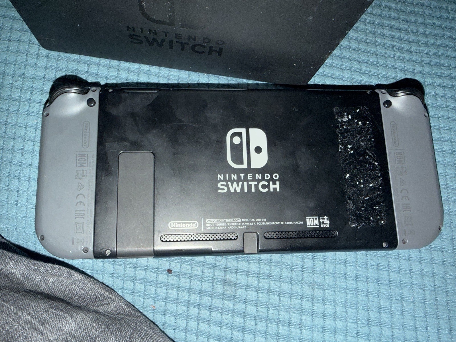 Nintendo Switch HAC-001(-01) Gray/Black Console w/ Dock & Joy-Con Grip USB-C