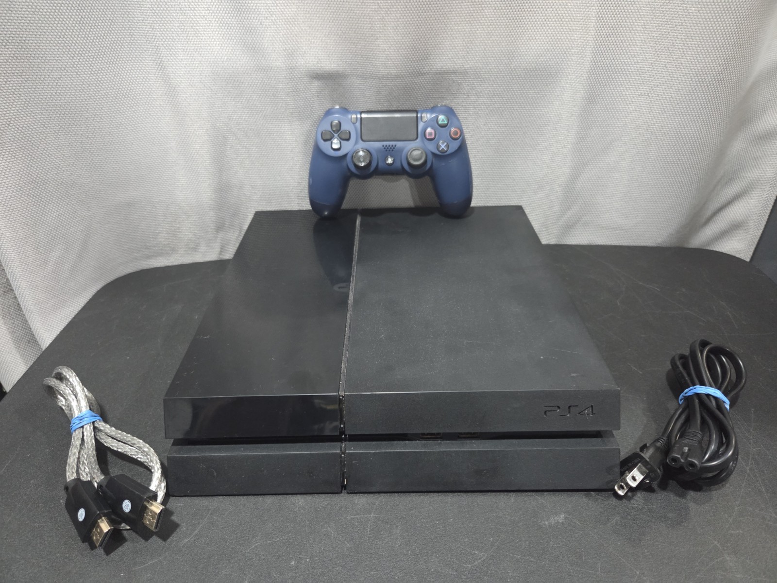 Sony PlayStation 4 CUH-1215A 500GB Black Console With OEM Controller And Cables
