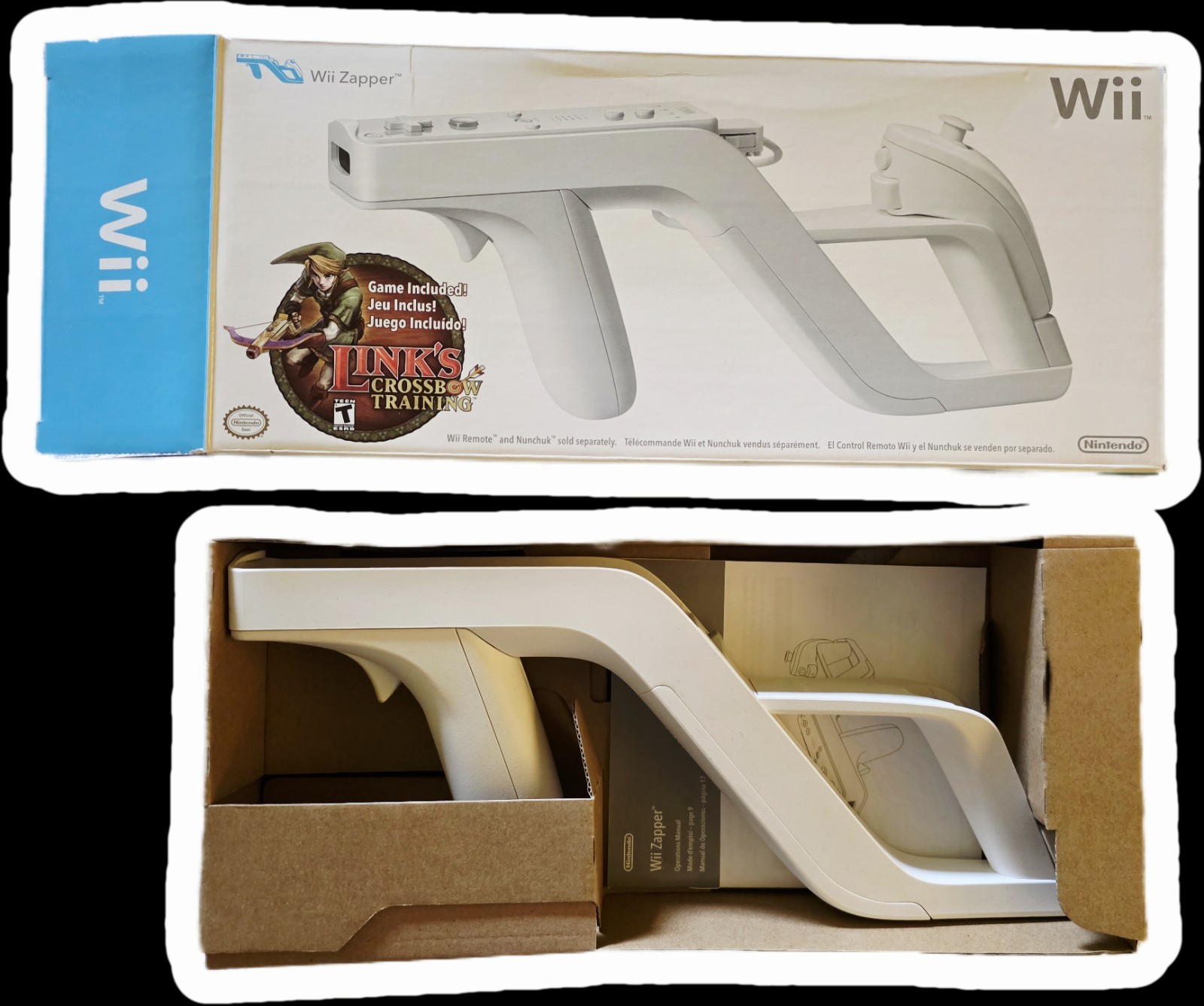 Nintendo Wii Console White RVL-001(USA) w/ Box, Wii Sports, Wi-Fi, NTSC-U/C