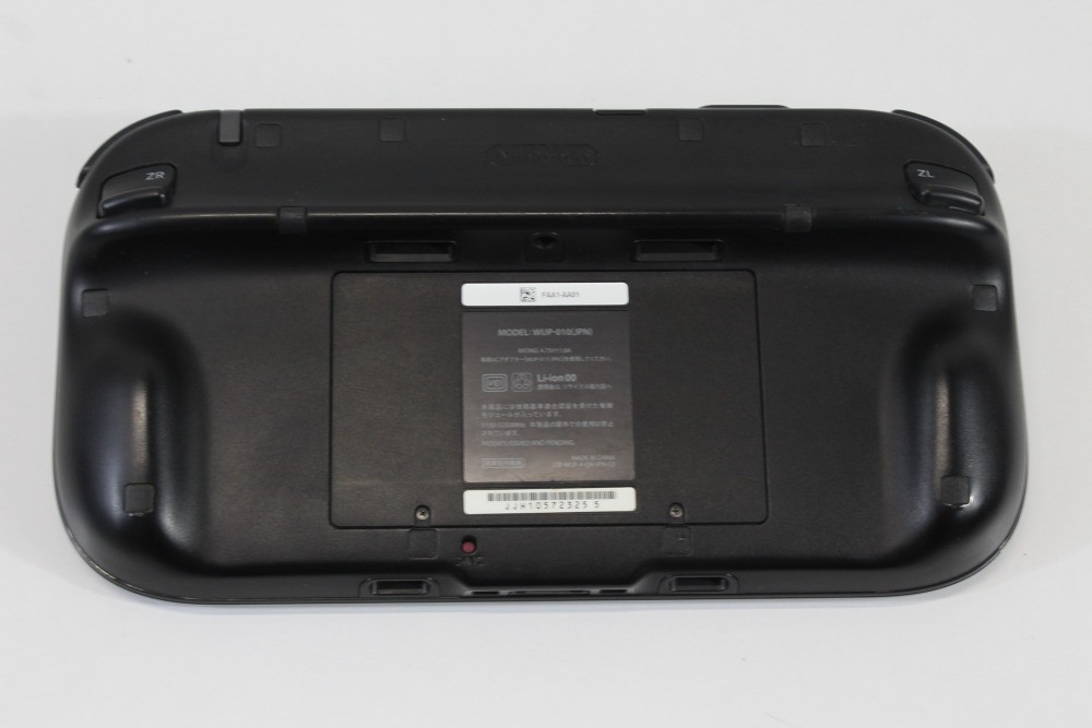 Nintendo Wii U Black Console 32GB AC Gamepad Stand Charger NTSC-J Japan TESTED 4