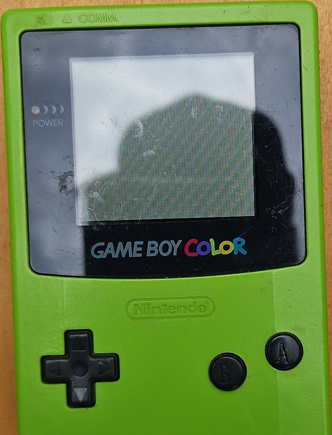 Nintendo Game Boy Color CGB-001 Green Handheld System with Headphone Jack 1998