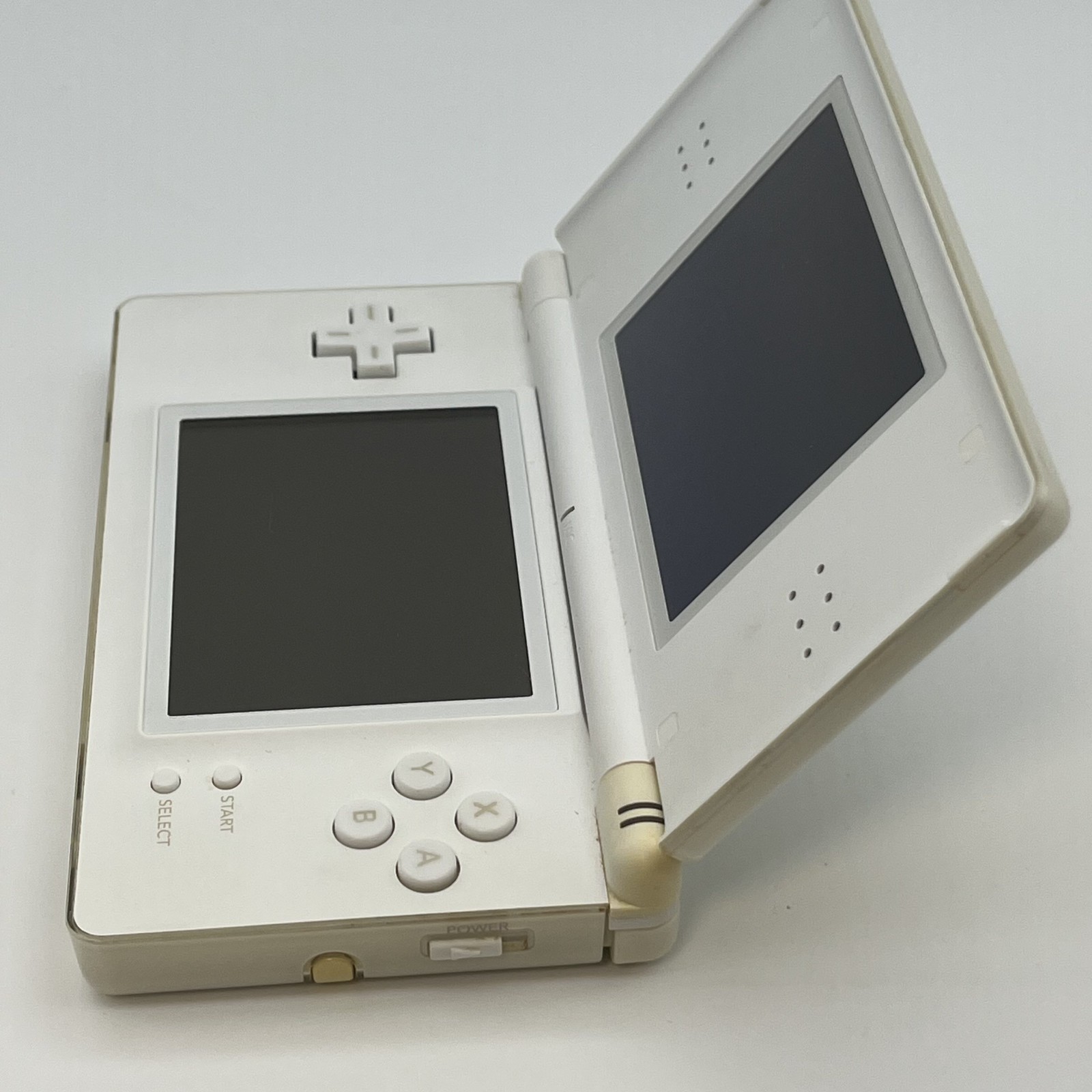 Nintendo DS Lite White Tested Working w/ Charger Stylus Mario Japan