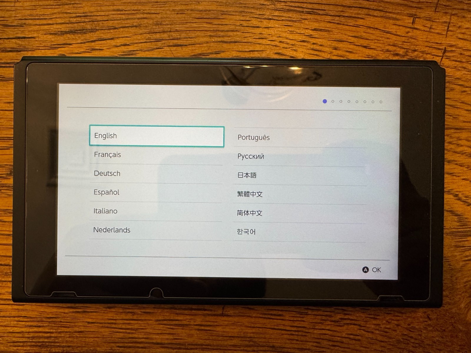 Nintendo Switch with 2 extra joy-cons, dock, holder, case, charger, SD, and box
