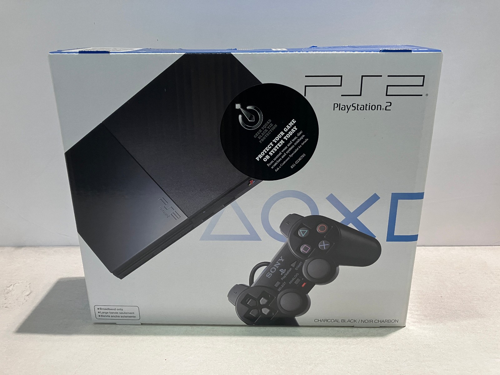 PS2 Slim Console NTSC USA/Canada SCPH-90001 Sony Playstation 2 System Black 2008