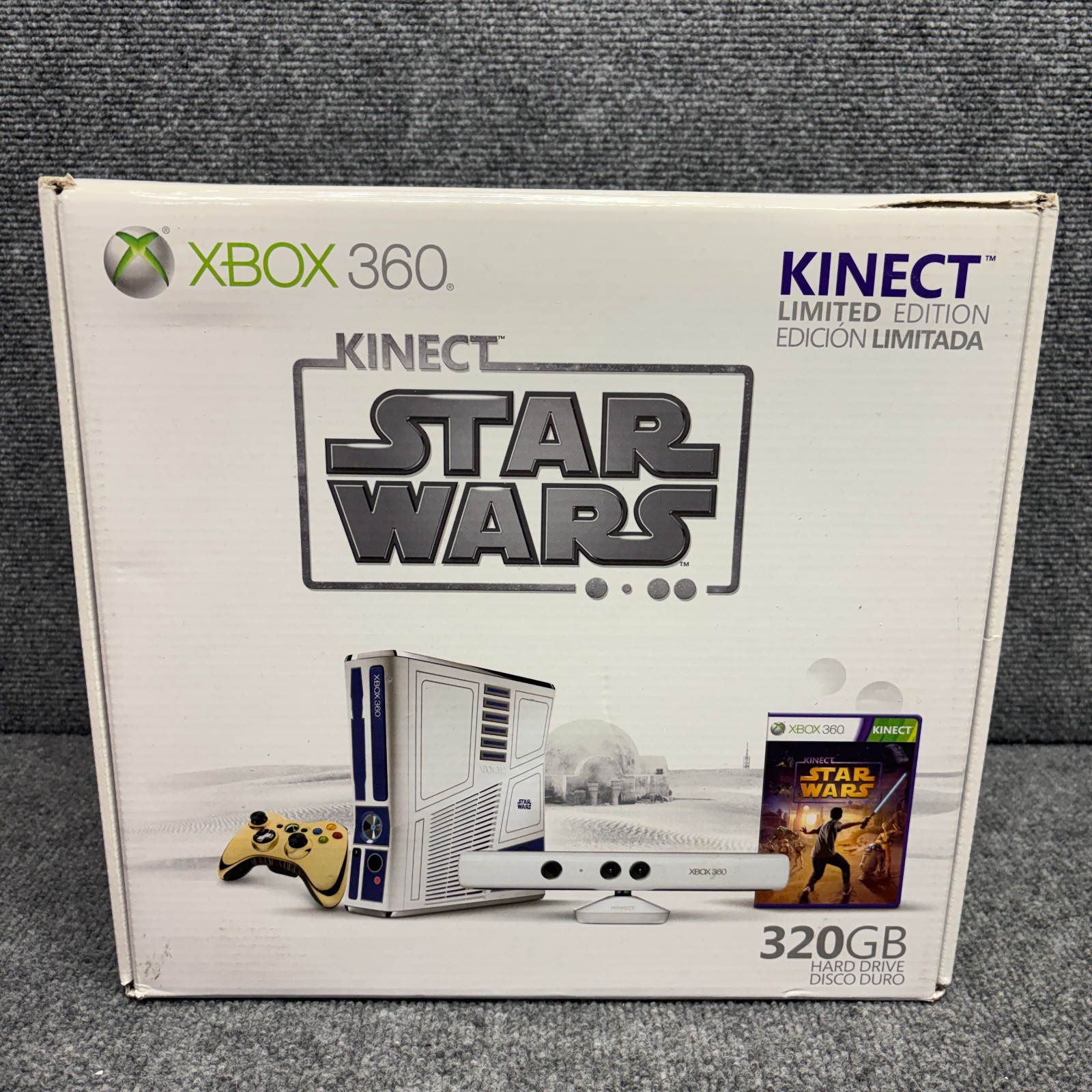 Xbox 360 Console Star Wars Kinect Bundle Limited Edition 320GB NEW Open Box