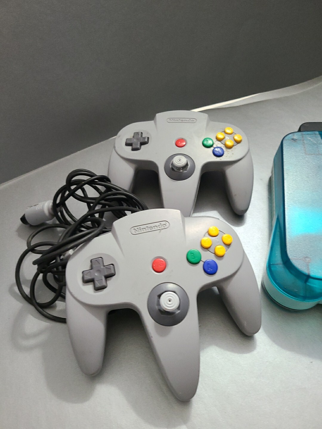 Nintendo 64 Nus 001 Jpn Console – ice blue | Comes with 2 controller Adapter