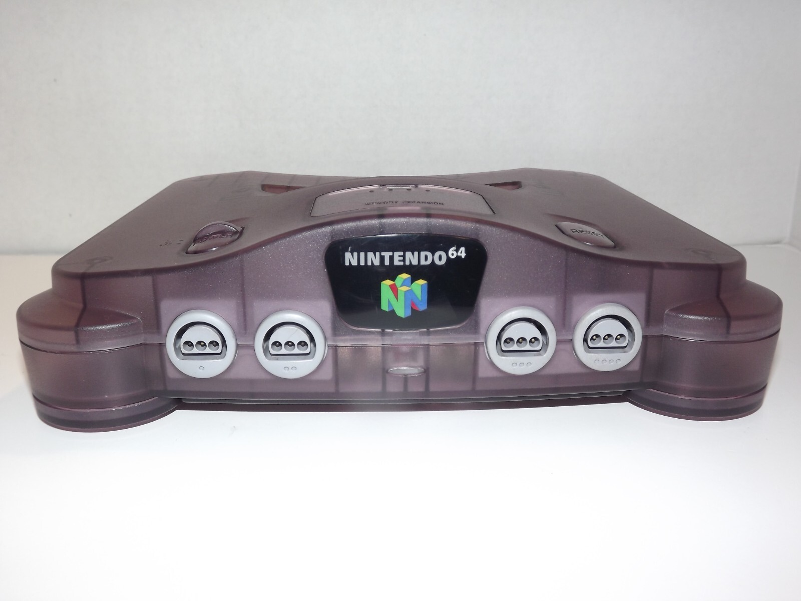 Nintendo 64 N64 Atomic Purple Console w/ Controller Cables Tested 30-Day Wty