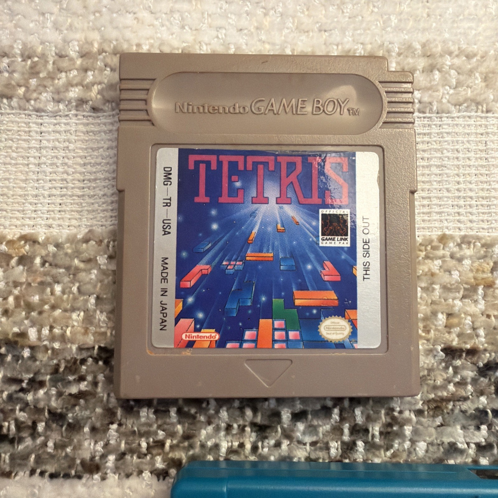 Nintendo Game Boy Color Game Console – Teal – CGB-001 w/ Tetris Cartridge Bundle