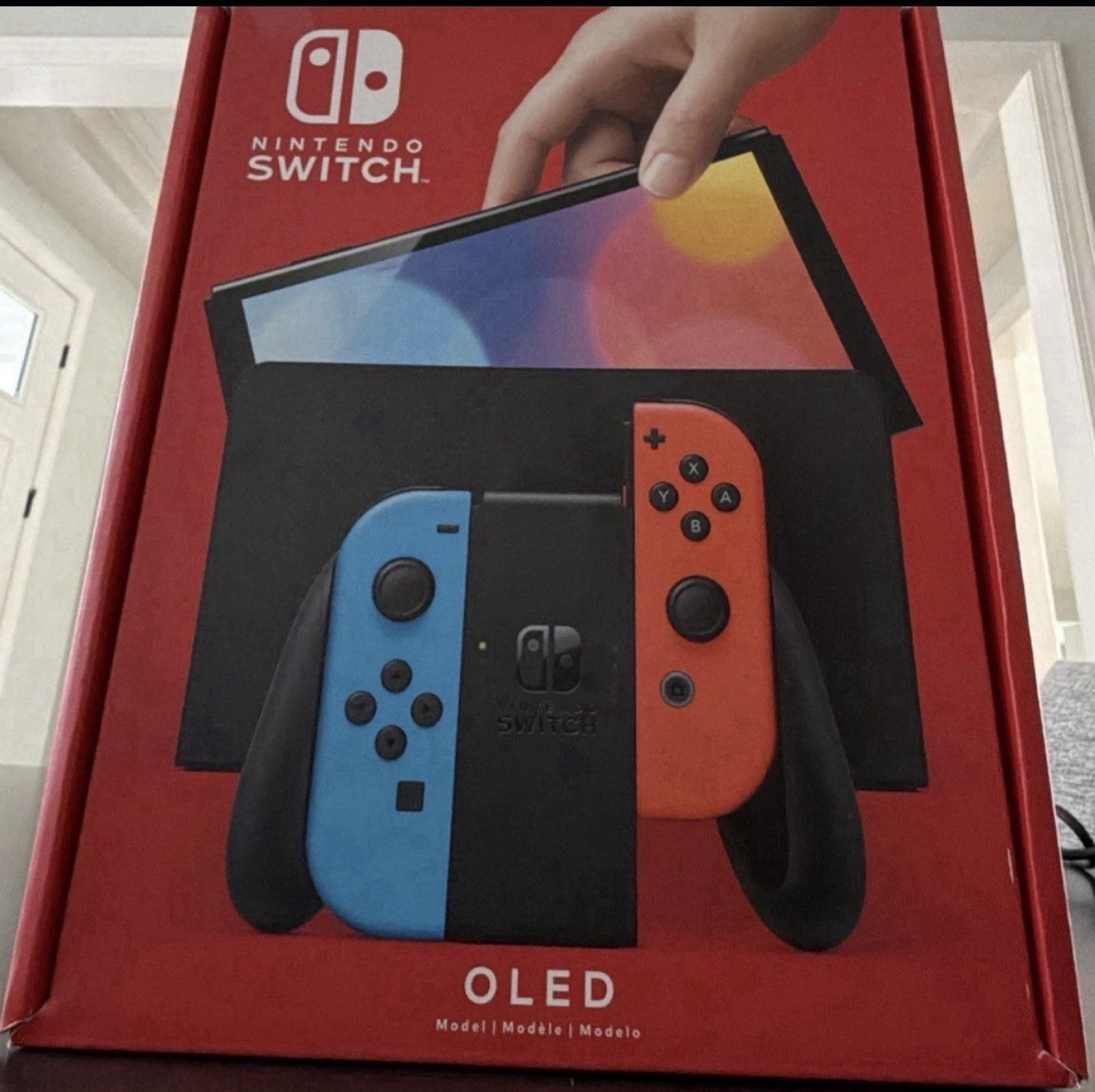 Nintendo Switch OLED Model Neon Red/Blue Joy-Con Brand New Complete in Box