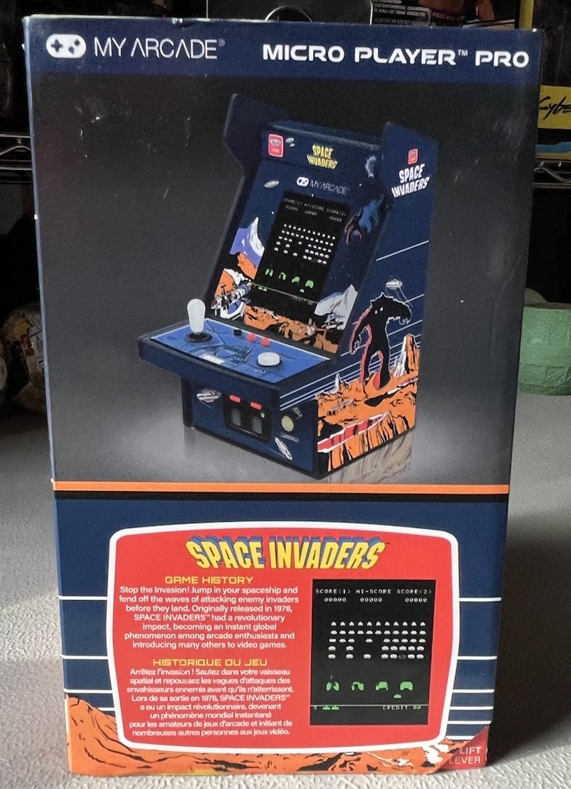 My Arcade Space Invaders Micro Player Pro: 6.75″ Mini Arcade Machine Video Game