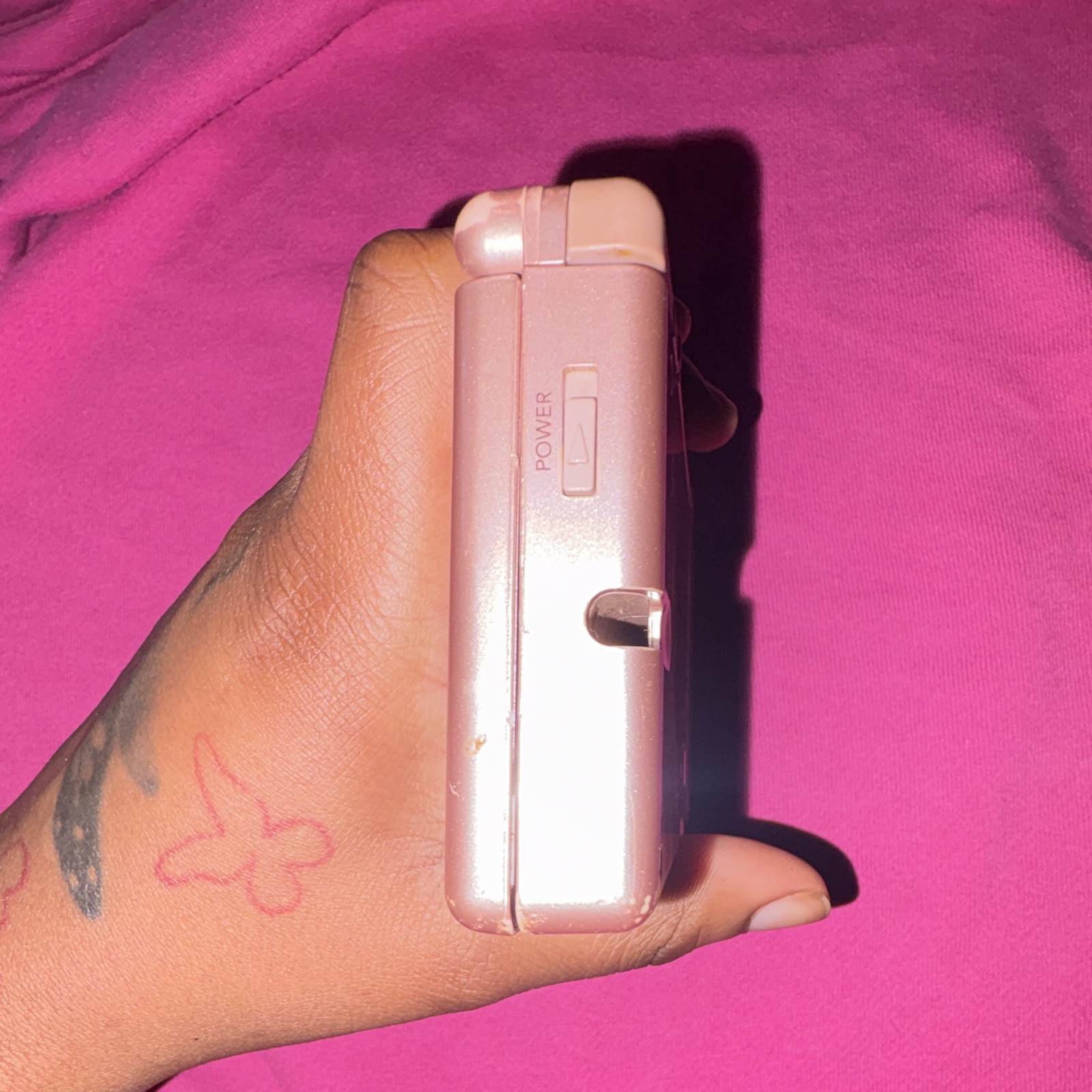 Nintendo DS Lite Pink Handheld System Console w/ Headphone Jack USG-001
