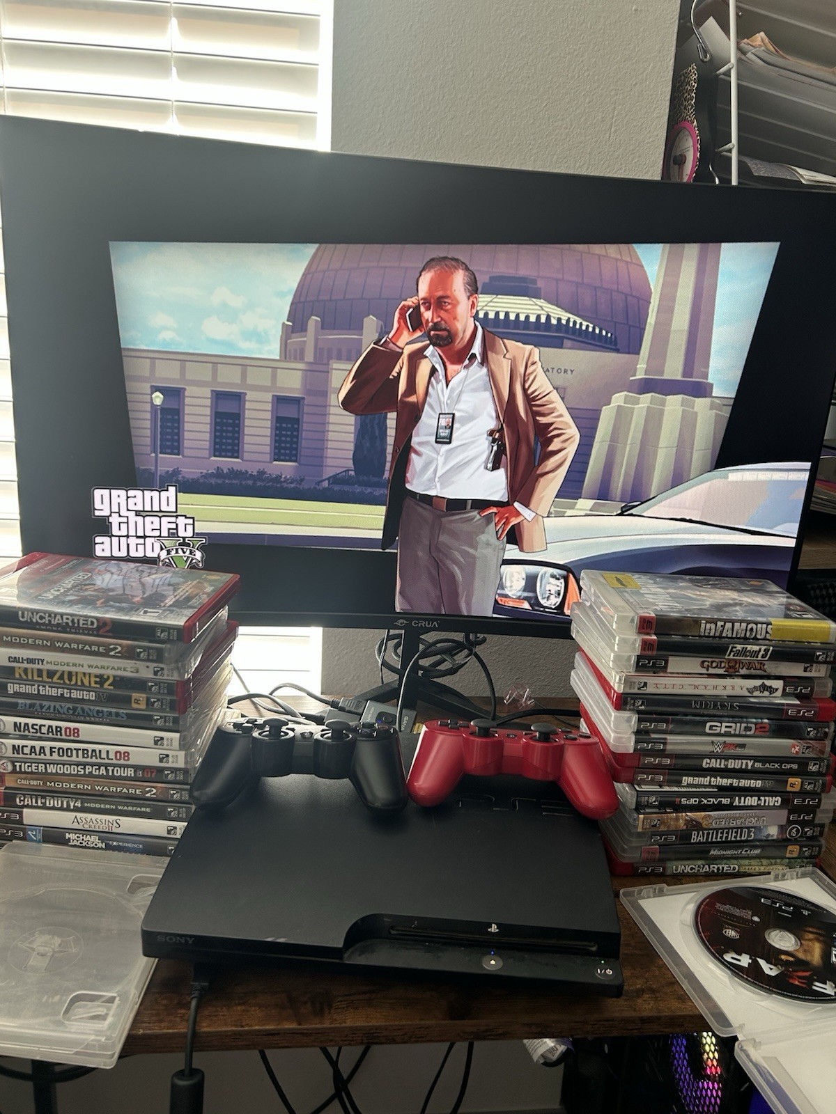 Sony PlayStation 3 Console PS3 Bundle With 30 Games And 2 Controllers Tested