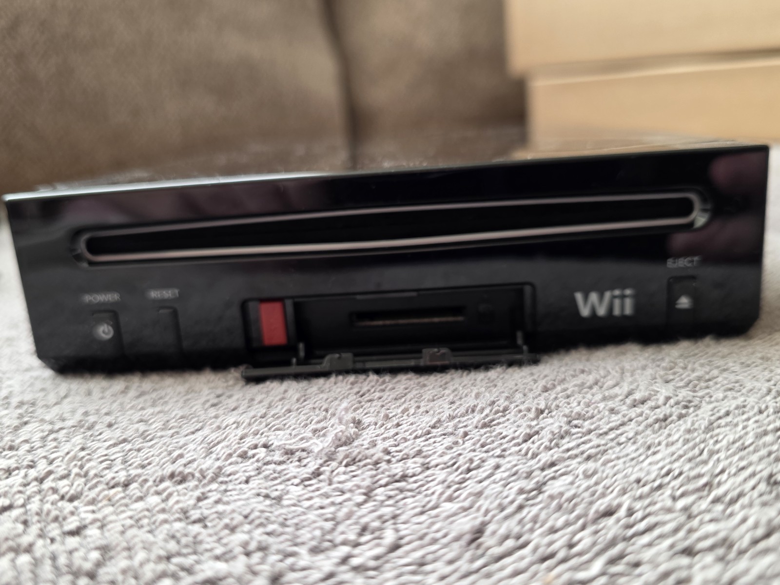 Nintendo Wii Family Console Black Original Games not included 1 extra Controller