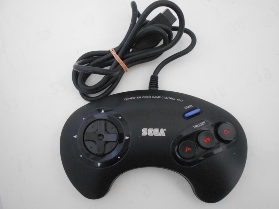 SEGA Mega Drive Console 16-Bit Boxed Controller Manual Tested Japan MD CIB