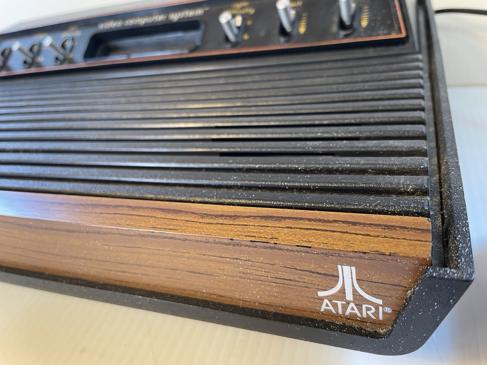 Atari 2600 6 Switch Game Console 6 Games No Power Cable Paddles Untested/Parts