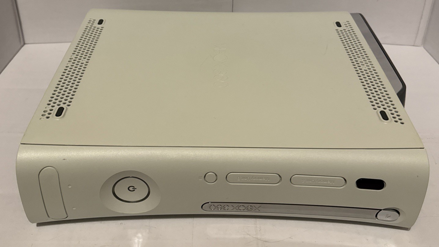 Xbox 360 Metallic Gray w Chrome Console 20GB Serviced w Warranty Clean Read 👀