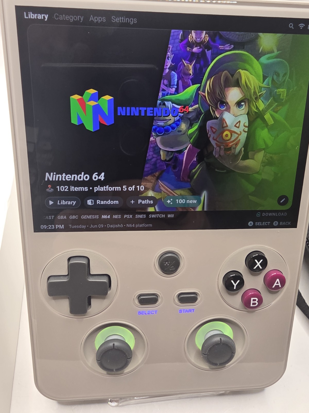 ANBERNIC RG477V 12GB/256GB Retro Gray Loaded Gamma Os 3k Games Ready To Play