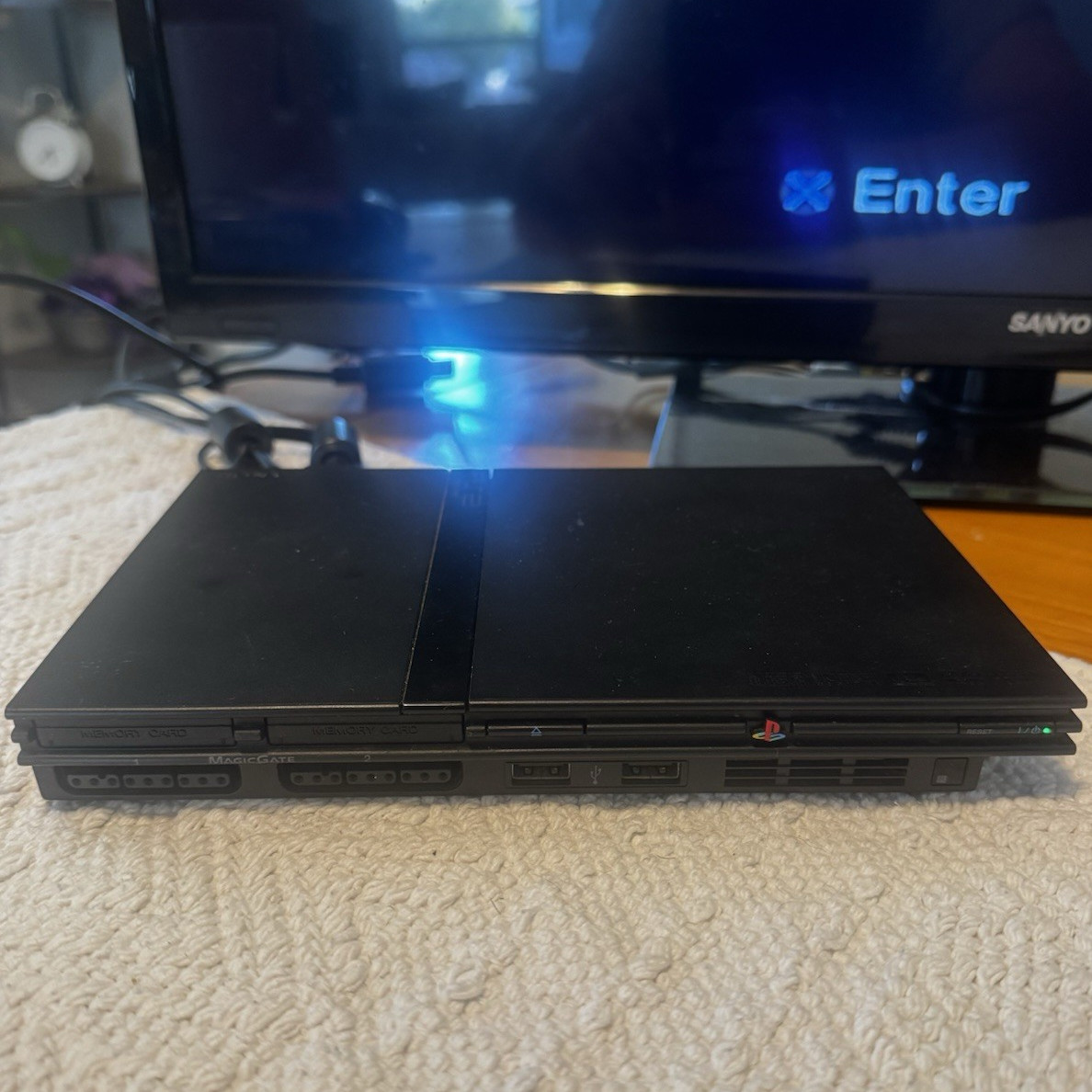 Sony PlayStation 2 Slim SCPH-70012 Black Console NTSC-U/C (US/Canada)