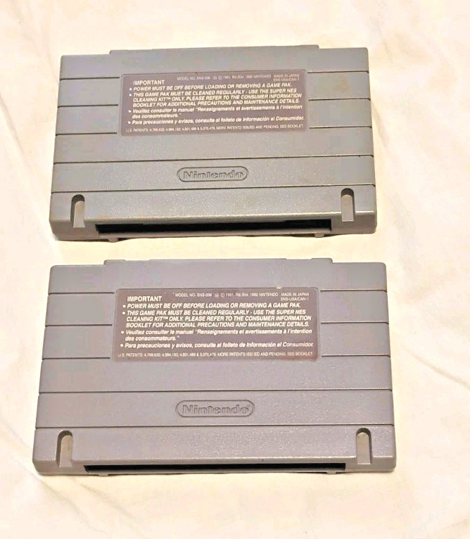 Super Nintendo SNES Console Super MarioWorld 1993 Tecmo Super Bowl Gaming System