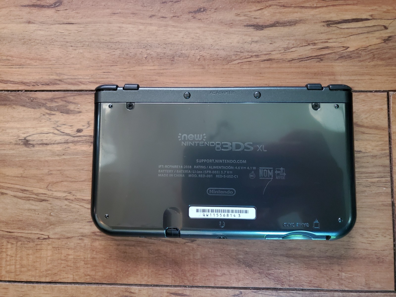 Nintendo 3DS XL Gray Black Console Charger